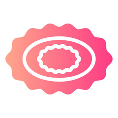 Round Carpet  gradient icon