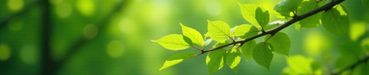 Fototapeta premium Delicate branches of blooming black locust tree, tree, nature, stem