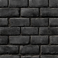 Dark gray brick wall texture background.