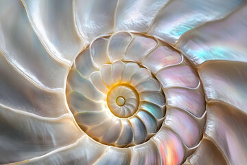 Mesmerizing Beauty of the Nautilus Shell: A Natural Marvel of Geometry and Elegance