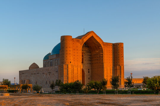 The medieval mausoleum of Khoja Akhmet Yassaui in the Kazakh city of Turkestan - the heart of the Turkic world
