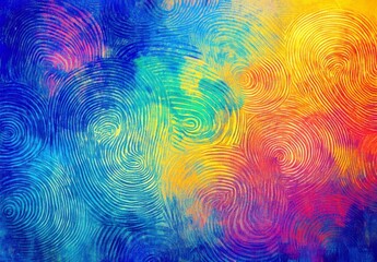 Vibrant Abstract Swirls of Colorful Lines with Spirals and Textures Creating a Dynamic Visual Experience for Artistic Designs and Backgrounds