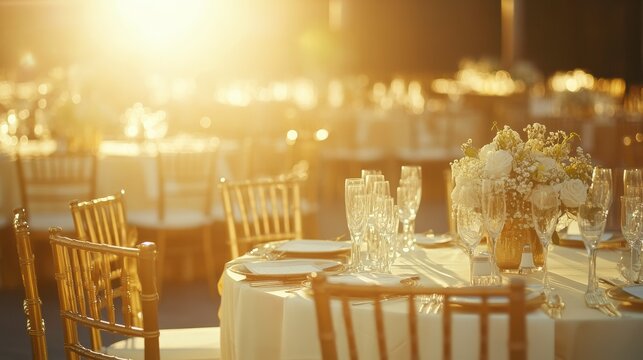 Elegant Event Planning with Bright Lighting Effects