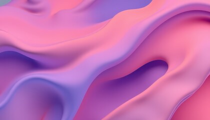 Obraz premium Abstract Pink and Purple Wave Design