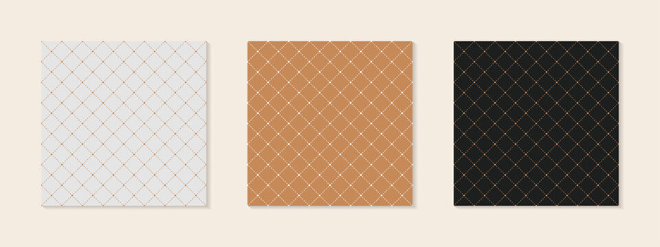 Background pattern seamless stitching gold luxury color geometric