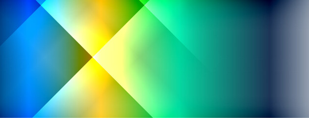 Dynamic shadow lines with gradient colors geometric background
