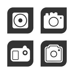 Camera icons vector illustration