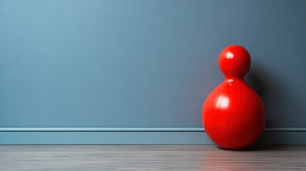 Abstract Red Sculpture