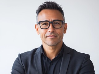 Obraz premium Talent Manager - Talent manager managing and developing talent in the entertainment or sports industries, in a management or agency setting, on a White Background.