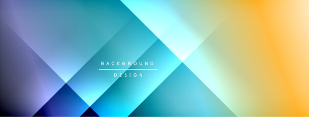 Dynamic shadow lines with gradient colors geometric background