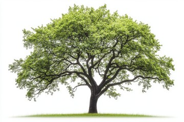 Fototapeta premium Lush Green Tree with Spreading Canopy