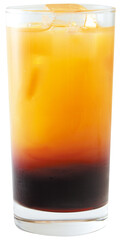 Cassis Orange Cocktail with Ice in a Glass