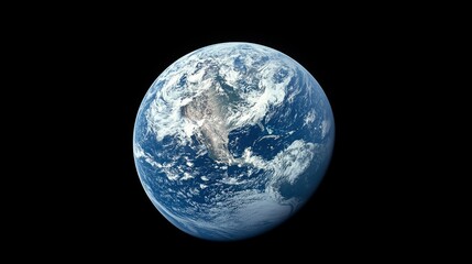 Naklejka premium Stunning View of Earth from