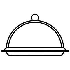 Creative Line Art Serving Tray Designs