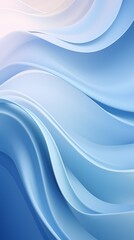 Fototapeta premium digital technology silver and white abstract wave poster background