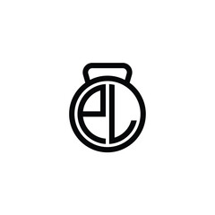 PL monogram logo design letter text name symbol monochrome logotype alphabet character simple logo