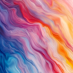 Fototapeta premium Abstract Flowing Hues: A mesmerizing abstract background of vibrant colors, like swirling paint, creating a dynamic and fluid movement. Perfect for adding visual interest and energy to your designs.