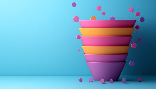 Inbound marketing strategy with 3D marketing funnel