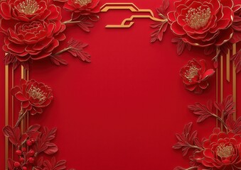 Traditional chinese festival celebration background backdrop