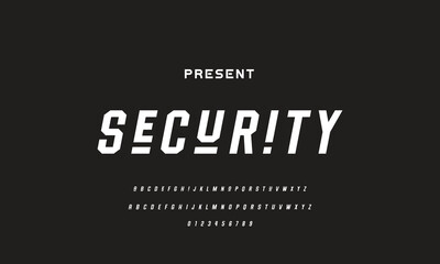 Modern alphabet fonts. Typography, Technology, Lettering, Elegant, Fashion, Designs, Serif fonts, Uppercase. Vector illustration.