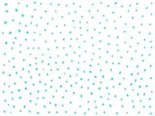 手描き背景　ドット　水色