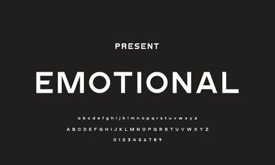 Modern Sports tech font typography. MINIMAL vector typeface for a company. Minimal gaming fonts for logo design.