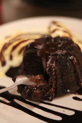 Dessert food at a local restaurant in northern Minnesota. 