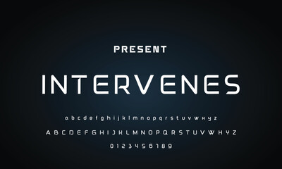 Abstract modern urban alphabet fonts. Typography sport, technology, fashion, digital, future creative logo font. vector illustration