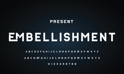 Abstract modern urban alphabet fonts. Typography sport, technology, fashion, digital, future creative logo font. vector illustration