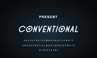 Abstract modern urban alphabet fonts. Typography sport, technology, fashion, digital, future creative logo font. vector illustration