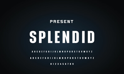 Abstract modern urban alphabet fonts. Typography sport, technology, fashion, digital, future creative logo font. vector illustration