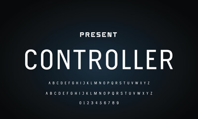 Abstract modern urban alphabet fonts. Typography sport, technology, fashion, digital, future creative logo font. vector illustration