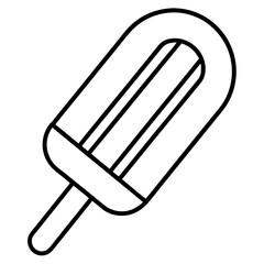 Popsicle Line Art Clean Vector Concepts