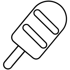 Popsicle Line Art Clean Vector Concepts