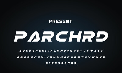 Abstract modern urban alphabet fonts. Typography sport, technology, fashion, digital, future creative logo font. vector illustration