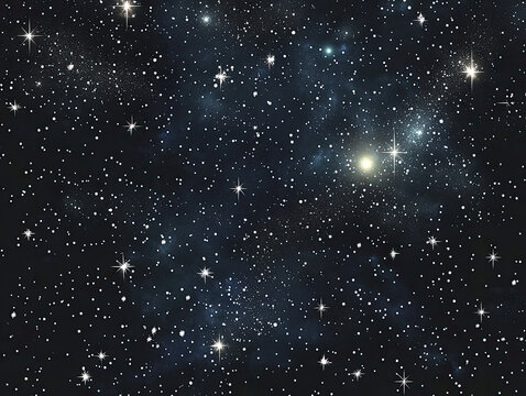 A transparent black distressed overlay background highlighted by faint scratches and dispersed tiny white particles, creating the illusion of stars in the far-off night sky 