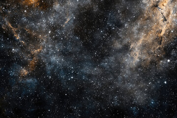 Obraz premium A transparent black distressed overlay background with subtle weathered patterns and tiny scattered white particles, evoking the vastness of space and celestial beauty 