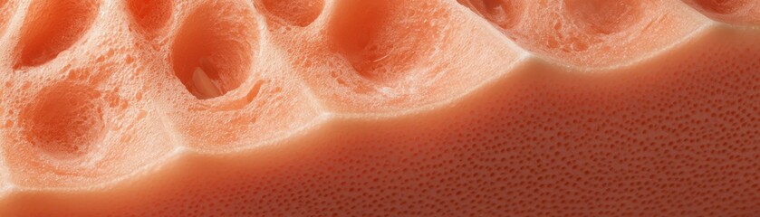 Fototapeta premium Exploring the Texture of Rotten Food in Close-Up Captivating Macro Photography in Natural Settings