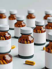 look very premium for nutritional  supplement bottles, The bottle is full of medicine.