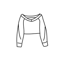 Fashion flat drawing line