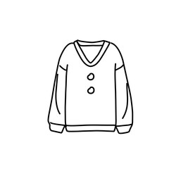 Fashion flat drawing line