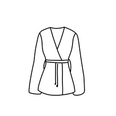 Fashion flat drawing line