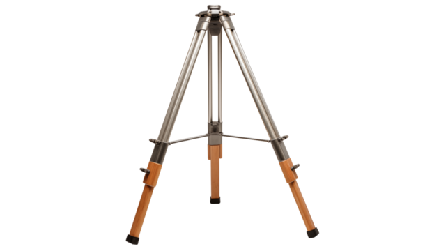 Elegant Tripod Stand for Professional Photography isolated on transparent background