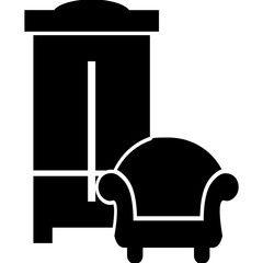Furniture, chair, armchair icon
