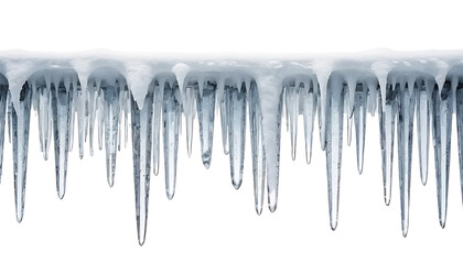 Icicles Seamless Border Winter Snow Ice Texture