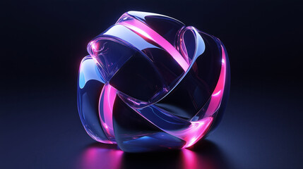 Futuristic Glass Structure
