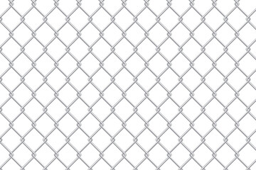 Fototapeta premium metal wire fence