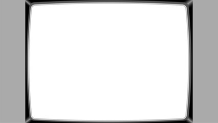 Retro TV frame. analog television. CRT. Old TV style. video frame.