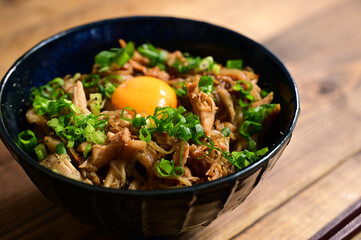 もやしきのこ丼