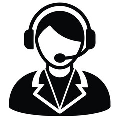 Customer Support Icon Vector Art Illustration Design for Business and Communication